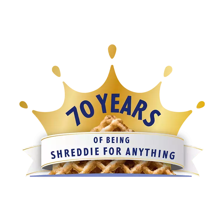 Shreddies 70th Anniversary Logo