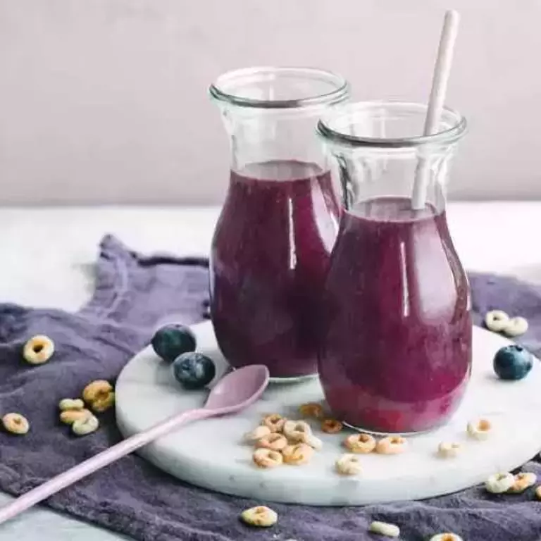 Cheerios blueberry smoothie