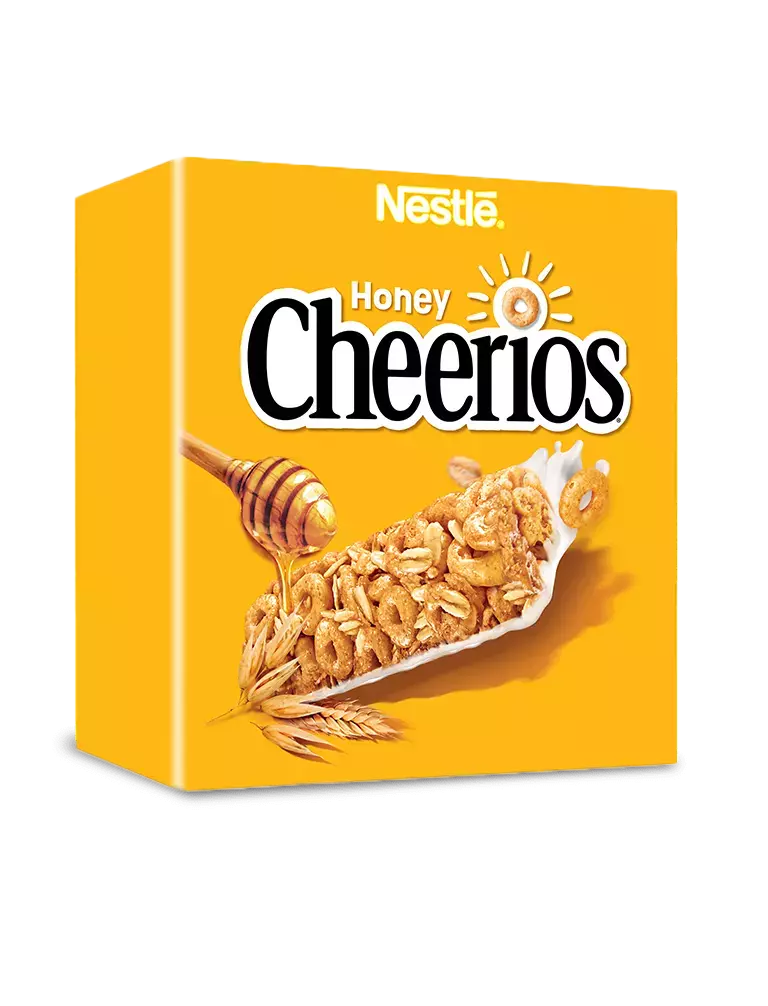A box of Honey Cheerios breakfast cereal bars