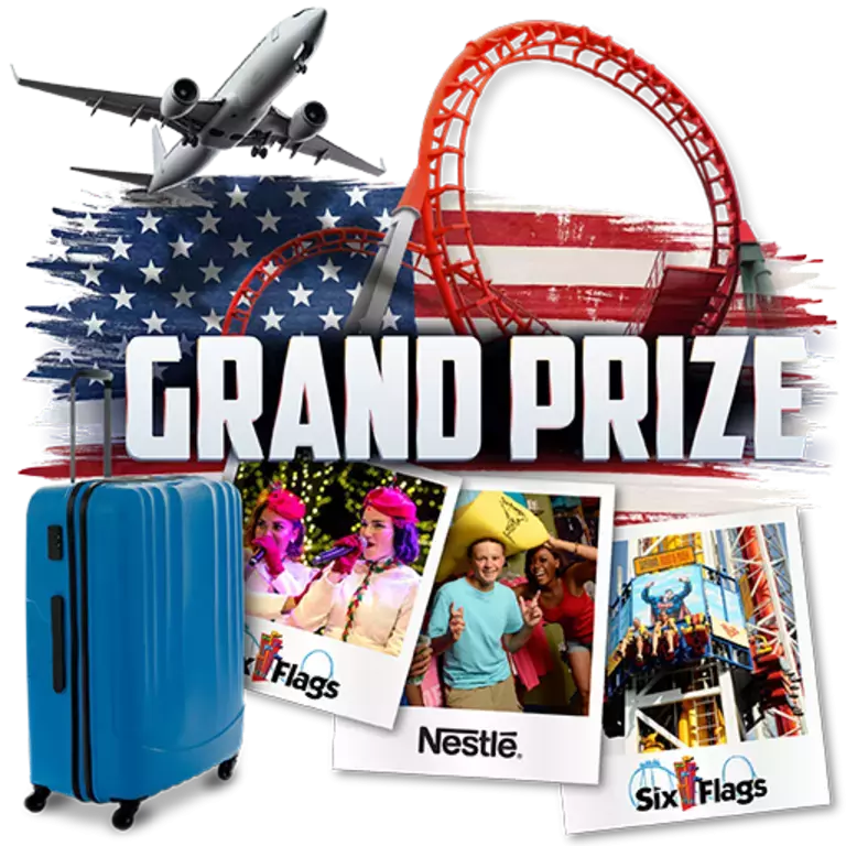 Nestle Superman Six Flags Theme Park Lockup