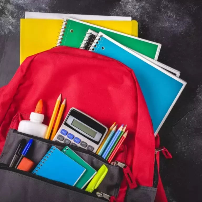 Stationary and school backpack