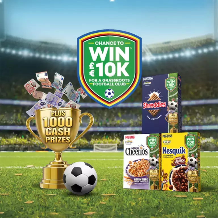 CEREALS FOOTBALL PROMOTION banner