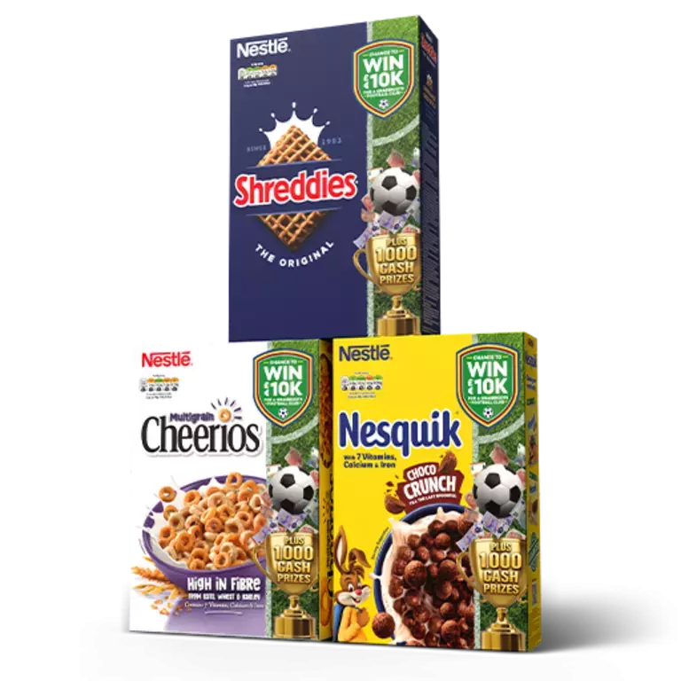 CEREALS FOOTBALL PROMO OFFER PRIZE