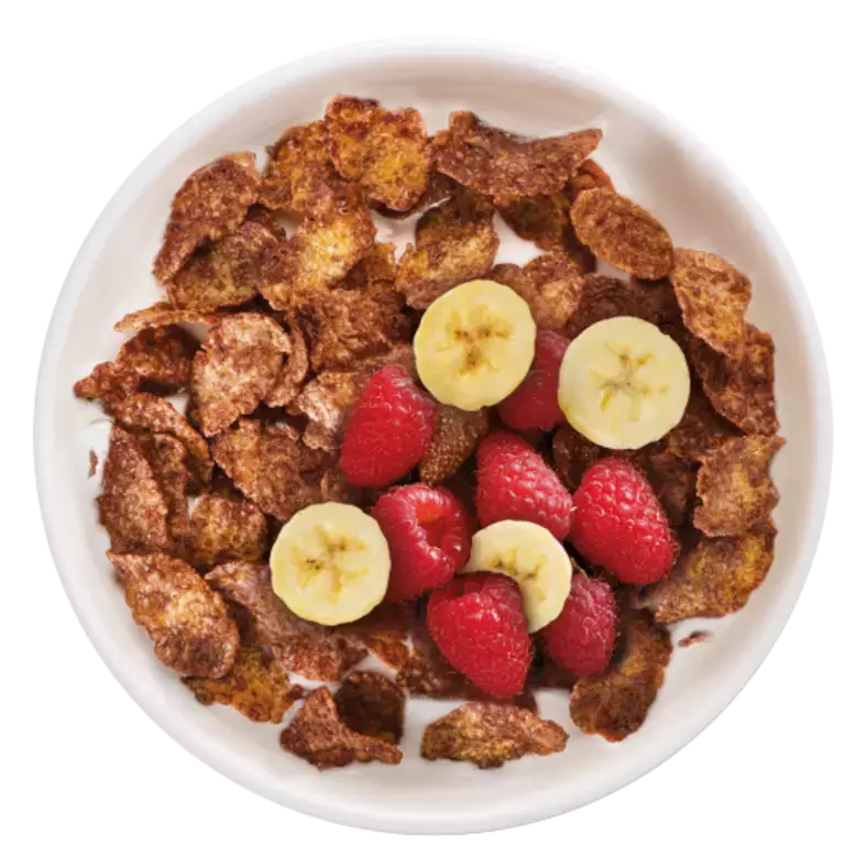 Choco Flakes bowl shot