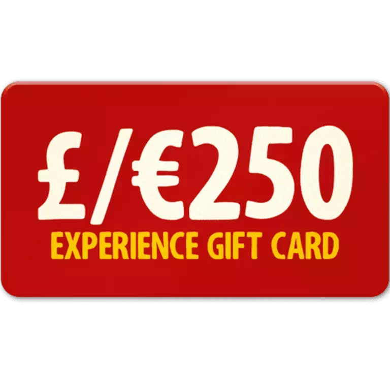 Experience gift card