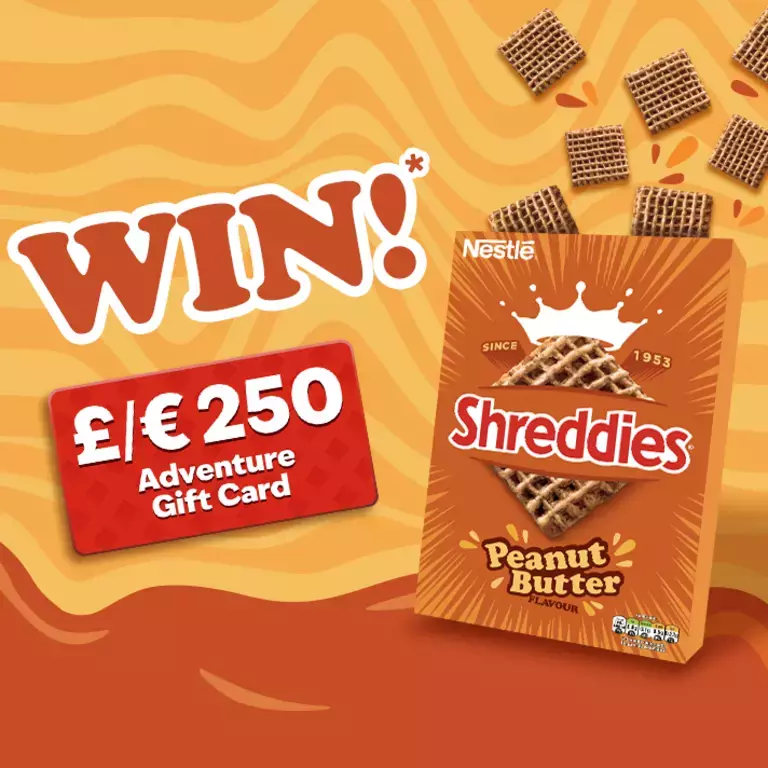 WIN Shreddies Peanut Butter Flavour Cereal