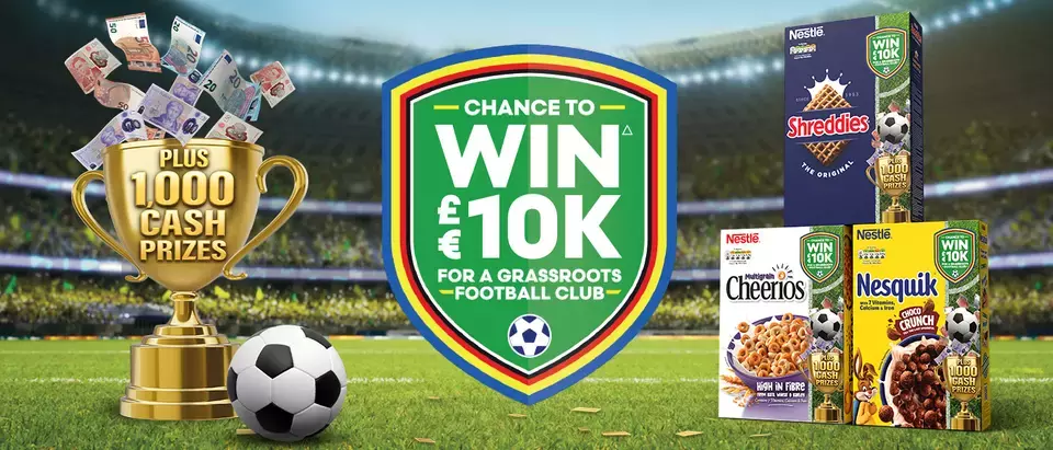 CEREALS FOOTBALL PROMO banner