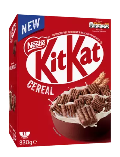 KitKat Breakfast Cereal Box Pack Shot UK
