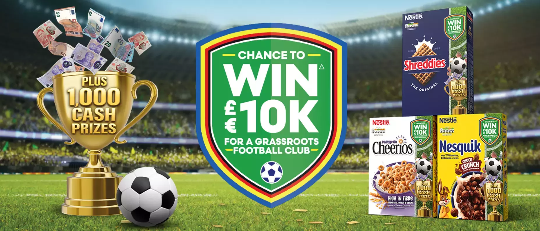 CEREALS FOOTBALL PROMO banner