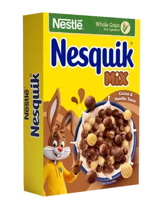Nesquik Mix Chocolate and Vanilla Cereal 2023