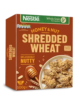 Shredded Wheat Honey Nut 2023 Clean Pack Shot
