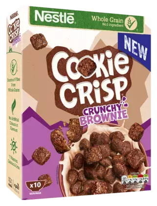 Cookie Crisp Crunchy Brownie package